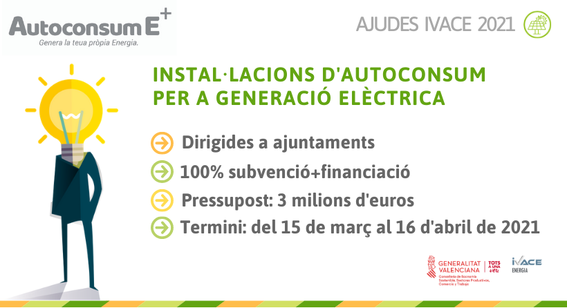 ajudes autoconsum ajuntaments 2021